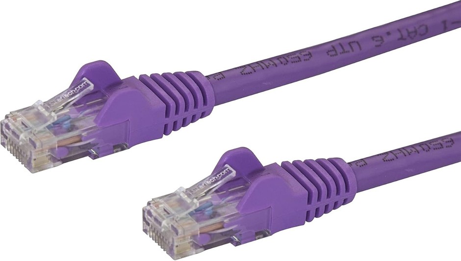 StarTech.com Cat6 Ethernet Cable - 100 ft - Purple - Patch Cable - Snagless
