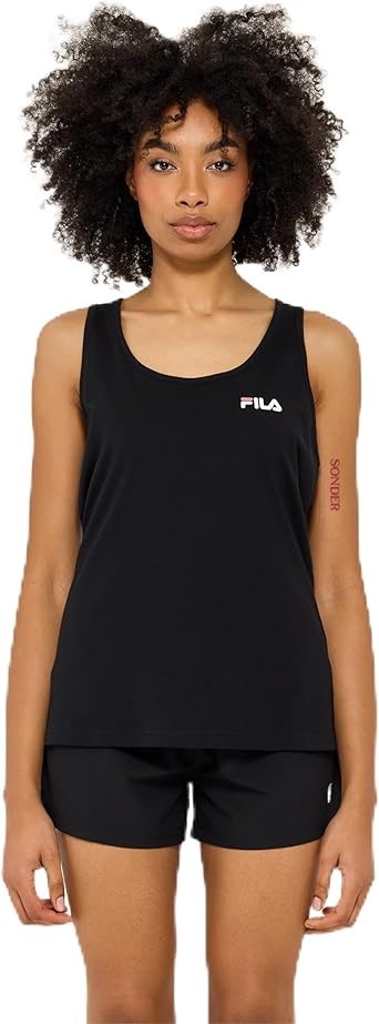 2 x FILA Women's Amy Tank Top, Medium, Black, ASG22630. RRP: $40.