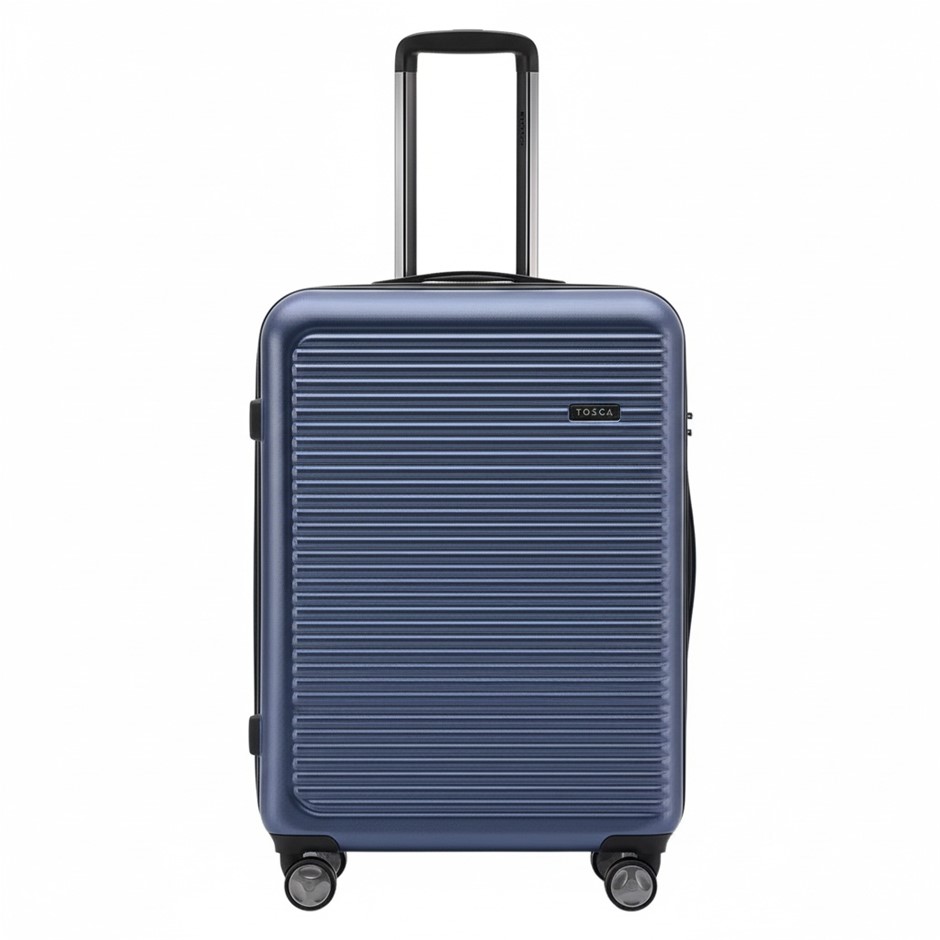 TOSCA London Hardside Luggage, Navy, Medium Case, 64cm. N.B: Retail return.