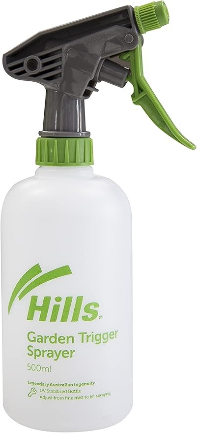 4 x HILLS Garden Trigger Sprayer, 500ml.