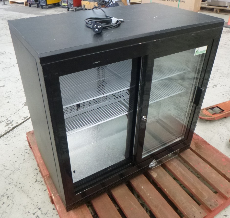 <p>Thermaster Model- SC2485D 2 Glass Sliding Door Display Refrigerator</p>