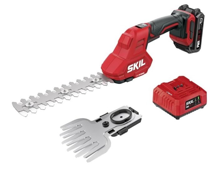 SKIL PWR CORE 20 20V Shear & Shrub 2-in-1 Kit. NB: Missing Battery.