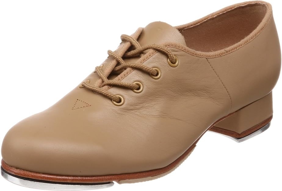 BLOCH Women's Jazz Full-Sole Leather Tap Shoe, SIze 7.5X, Tan, S0301L. Buy