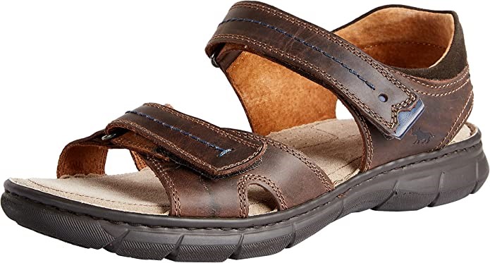 WILD RHINO Men's Progress Sandal, Coffee, Size EU 42. Buyers Note - Discou