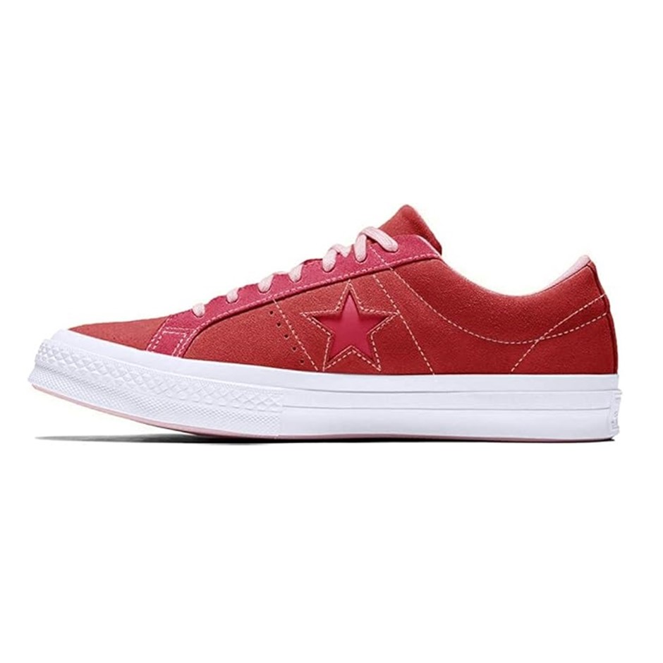 CONVERSE Unisex's One Star Ox Shoes, US4.5(M), 6.5(W)/EU37, Enamel Red / Pi