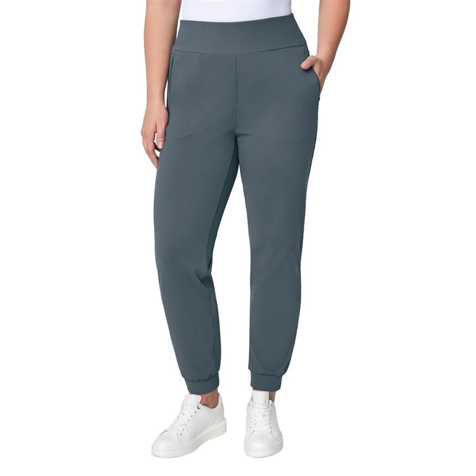 MONDETTA Women's Active Mixed Media Jogger, Size XL, Dark Slate. Buyers No