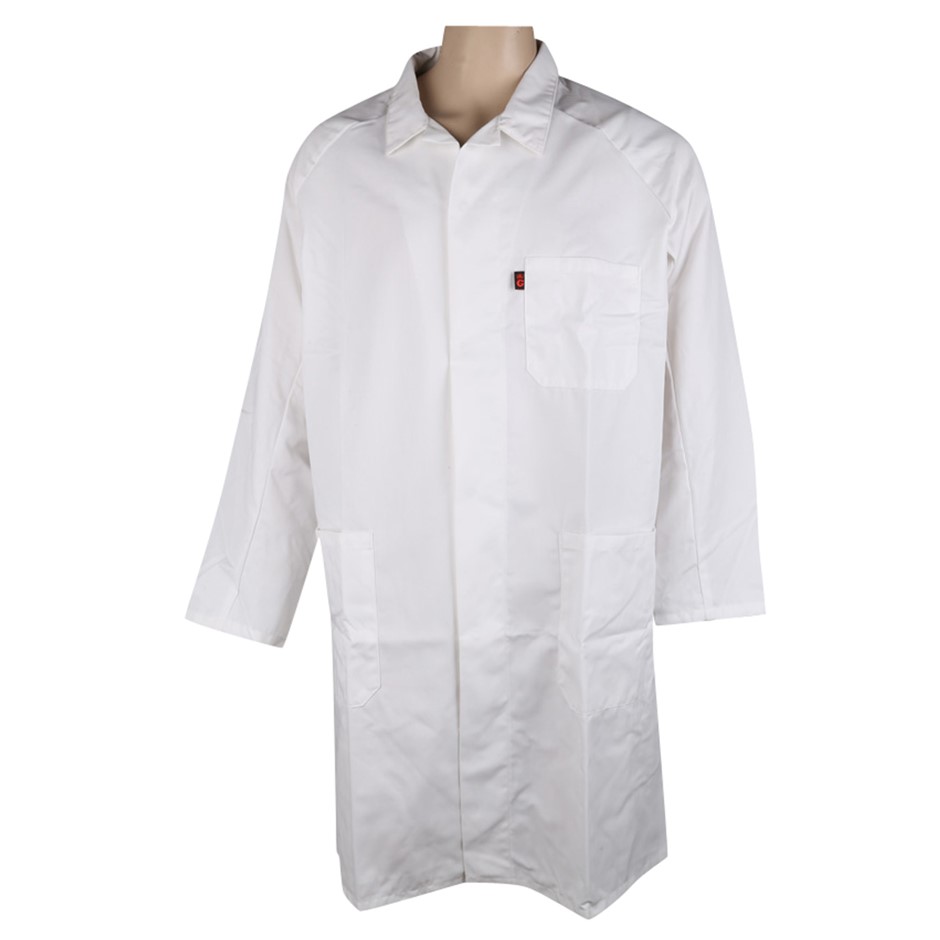 KING GEE Cotton Drill Dust Coats, Size 87R, White. Buyers Note - Discount