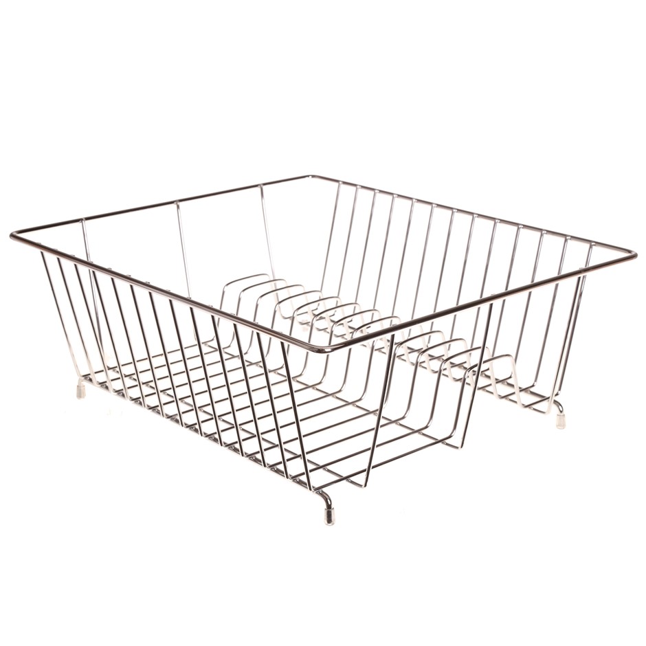 Chrome Dish Drainer Dimensions: 320mm (D) x 360mm (W ) x 140mm (H) Each Dra