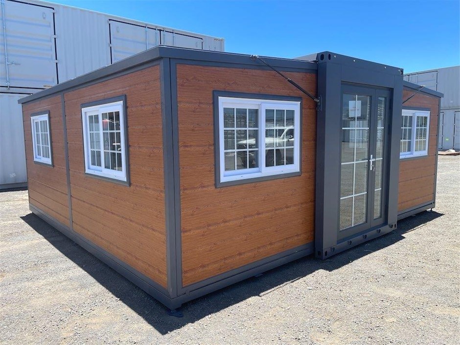 Brown Expandable Container House with Ensuite (Unused)