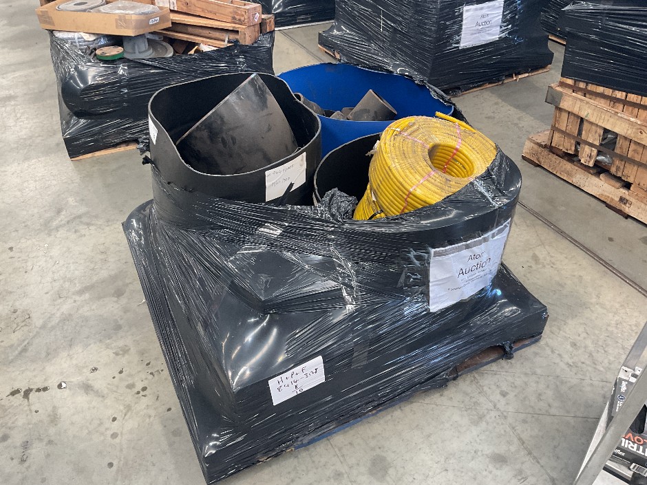 <p>Cut-Drum Pipe Fittings and Flexible Tubing Hose Pallet Of</p>