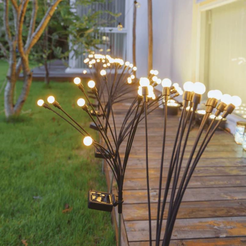 2 x SOL R BRITE Solar Firefly Lights NB: Minor use