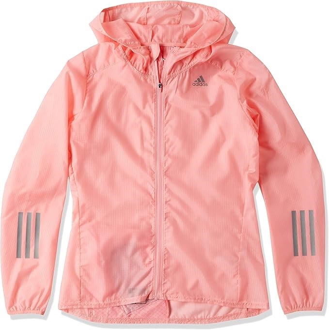 ADIDAS Women's Running Parka, Size M (M JASPO), Response Hooded See-Through