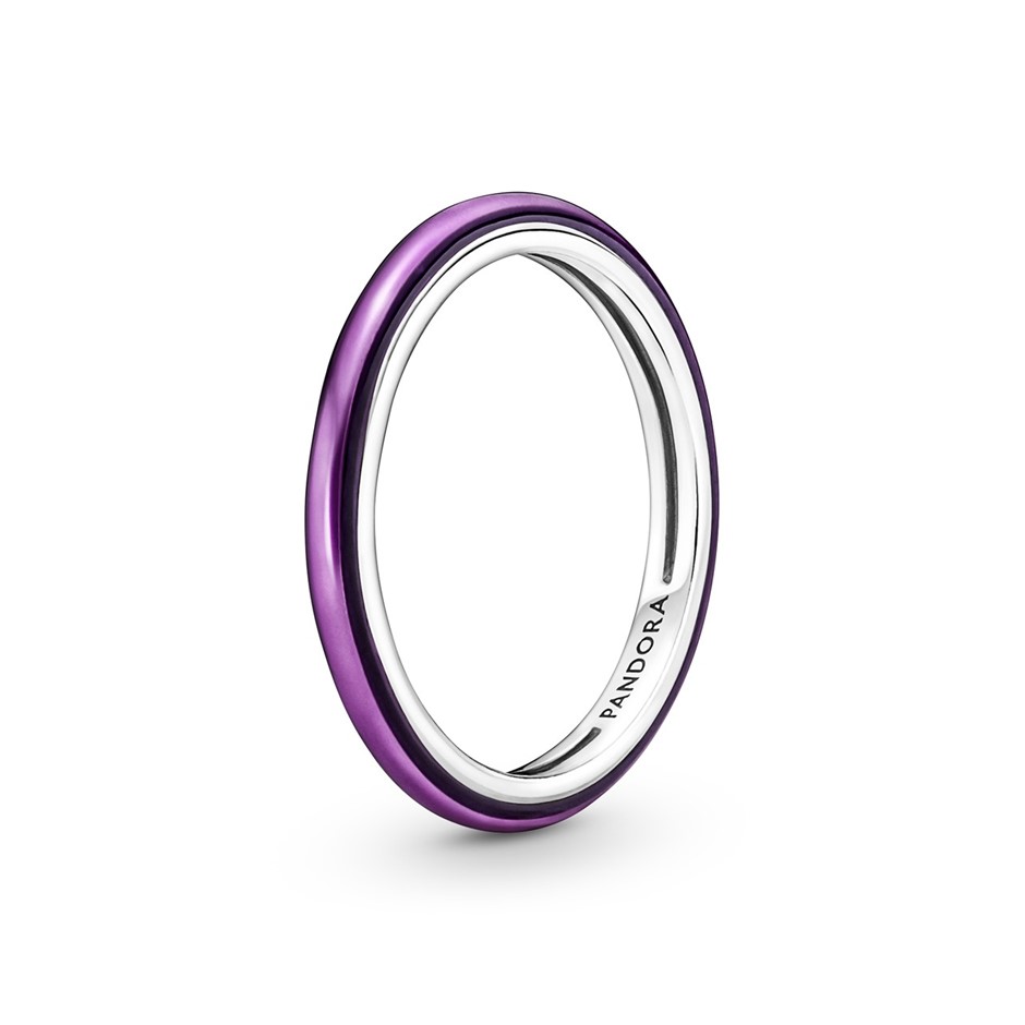 PANDORA ME RING SLV/PURPLE Size 54