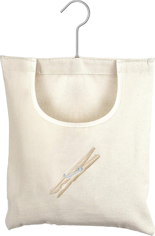 Whitmor Canvas Clothespin Bag (6462-789)