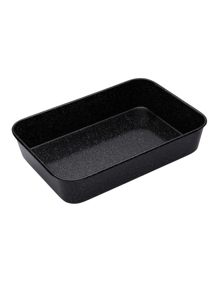 MASTERCRAFT Pro Vitreous Enamel Roasting Pan 40x28cm. NB: minor scratch on