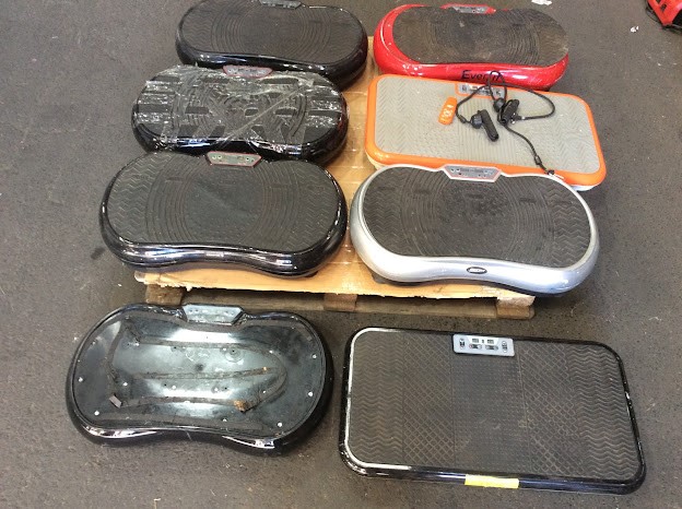 Powerfit Mixed Brand and Model Vibration Plate Exercise Machine (Lot of 8)