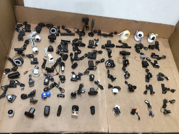 Logitech Mixed Brand and Model Webcam (Lot of 80)