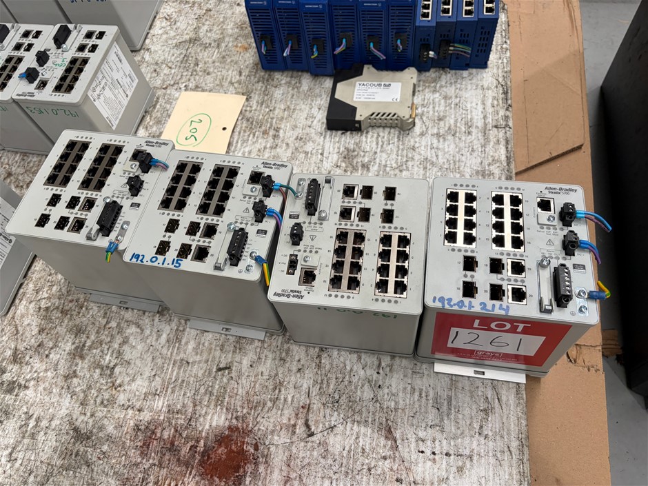 4x Allen Bradley Stratix 5700 Managed Switch
