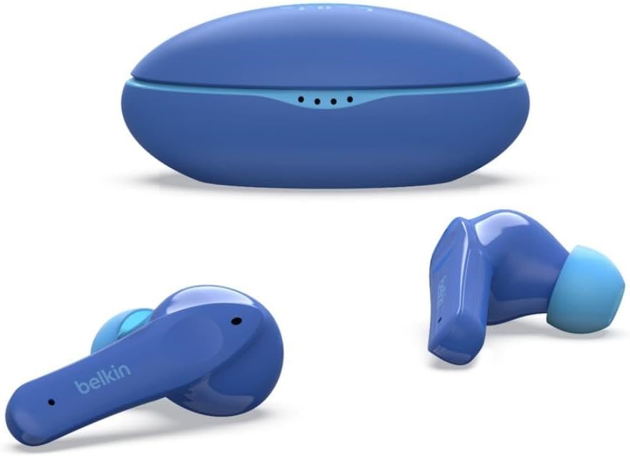 BELKIN SOUNDFORM Nano, True Wireless Earbuds, 85dB Limit for Ear Protection