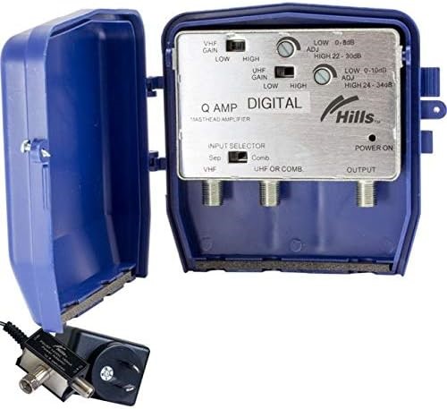 UHF/VHF 'F' Type Masthead AMP. Buyers Note - Discount Freight Rates Apply