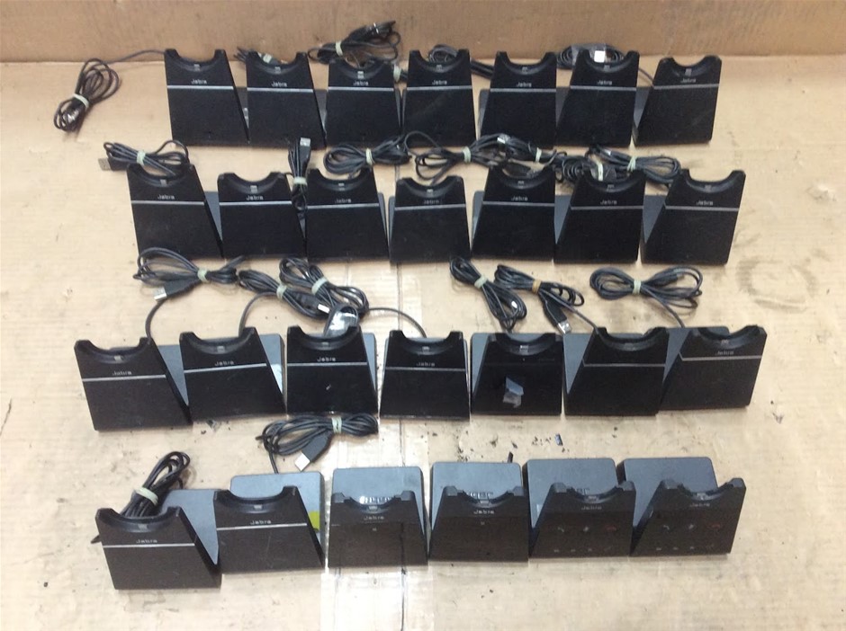Jabra DIV010 Wireless Headset Charging Stands (Lot of 27)