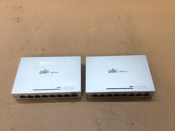 Ubiquiti UniFi US-8 Gigabit Switch (Lot of 2)
