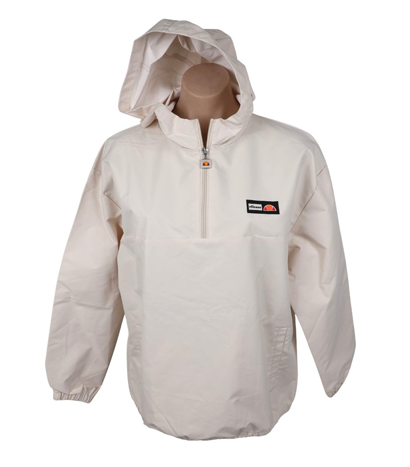ELLESSE Women's Nardini 1/4 Zip Jacket, Size UK12 / US8, Off White (904), S