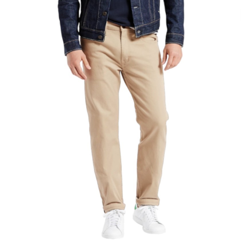 LEVI'S Men's 502 Regular Taper Pants, Size 32x30, Cotton, Fawn Beige (1834)