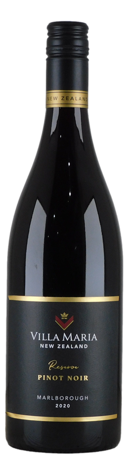 Villa Maria Reserve Pinot Noir 2020 (4x 750mL), NZ. 