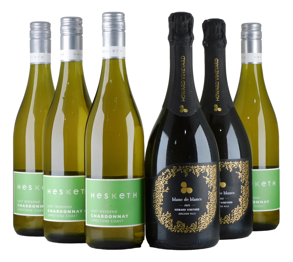 Mixed White Wine Pack (6x 750mL). SA.