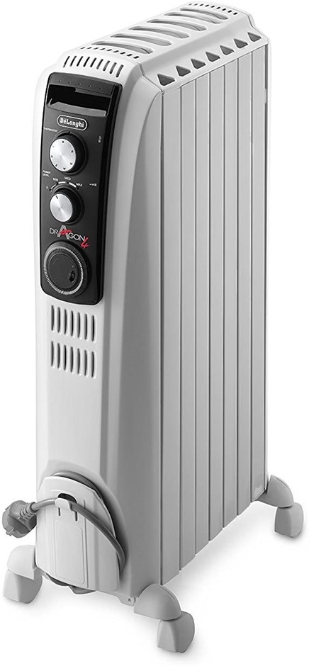 DELONGHI Dragon4 Oil Column Heater with Manual Timer, 1500W, TRD 41500MT. N