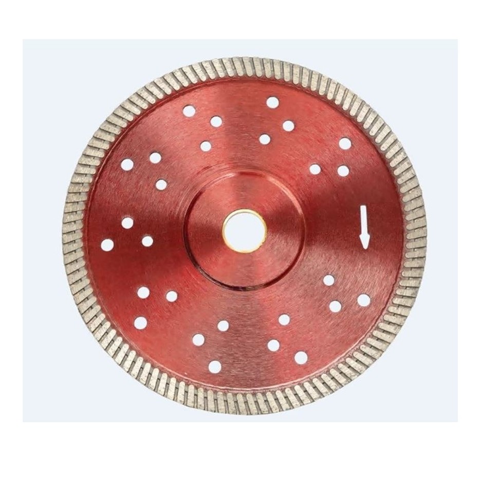 POWERS RIDGEBACK 178mm Pro Series Turbo Rim Diamond Blade, Red, PTR178.