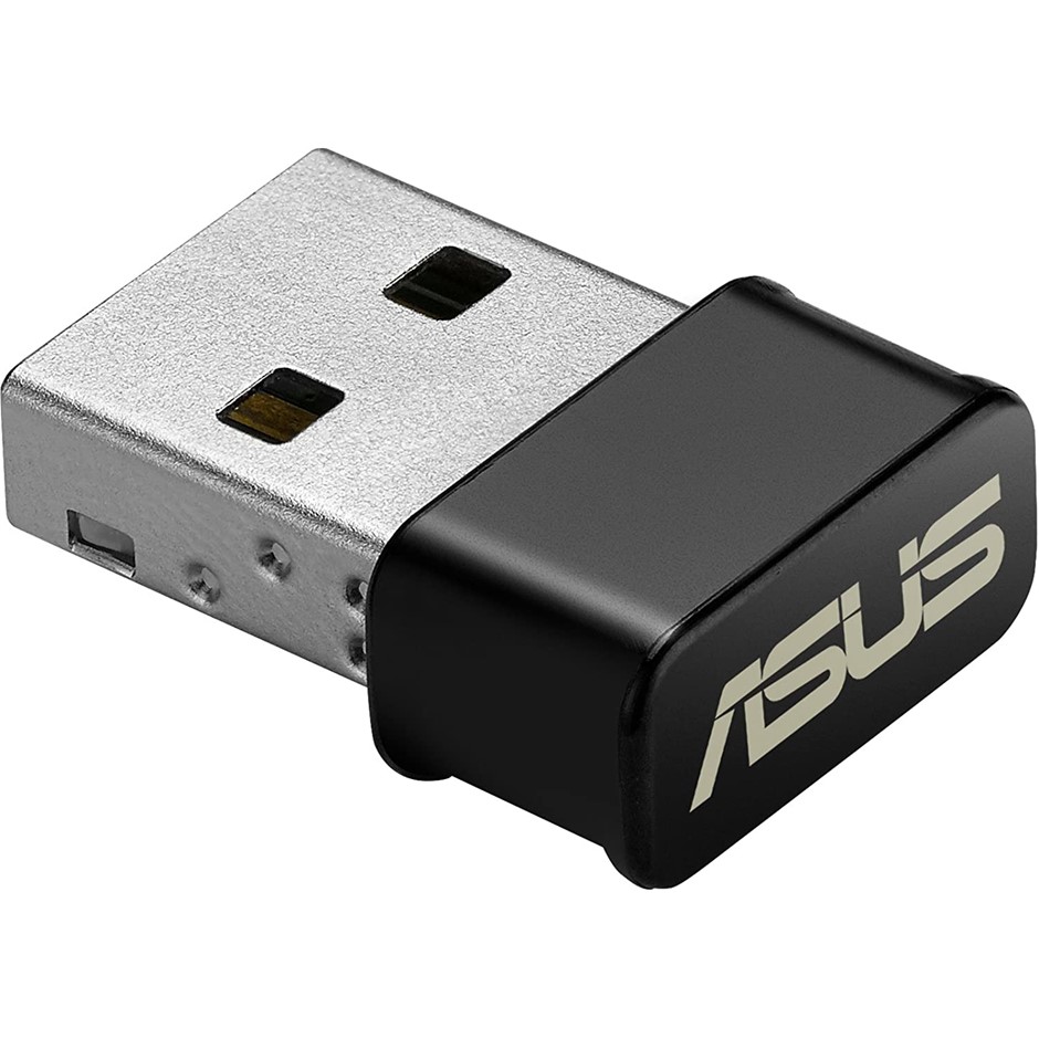 ASUS USB-AC53 Nano, AC1200 Dual Band USB WiFi Adapter, Black. NB: damaged p