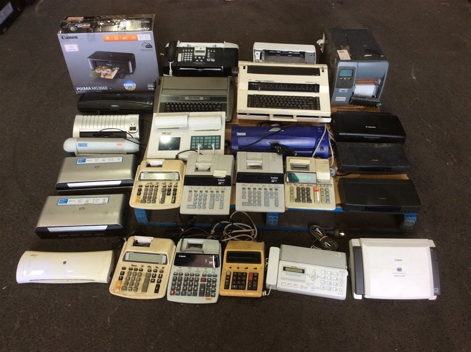Mixed Brand Office Machines / Printers / Calculators / Typewriters