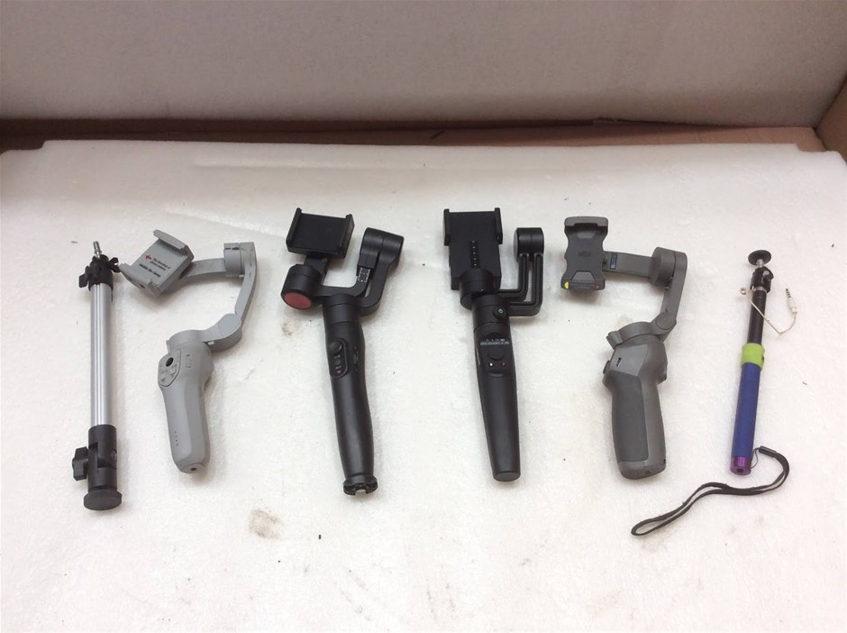 Mixed Brand Handheld Smartphone Gimbals (Lot of 6)