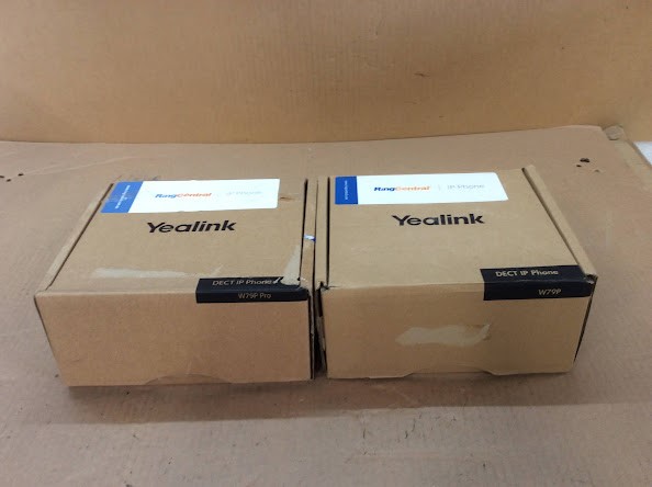 Yealink W79P&W79P Pro DECT IP Phone System (Lot of 2)