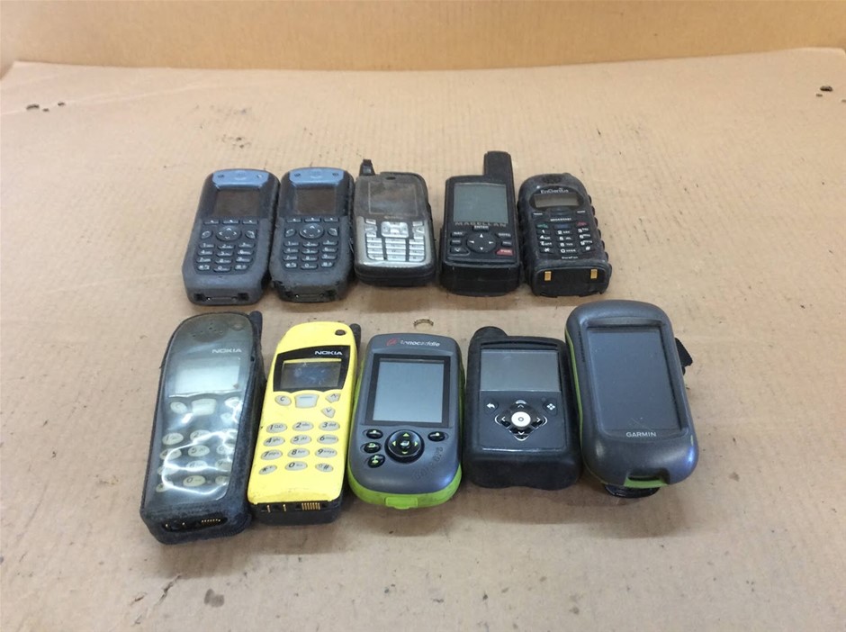 Mixed Brand Handheld GPS & Mobile Devices (Lot of 10)