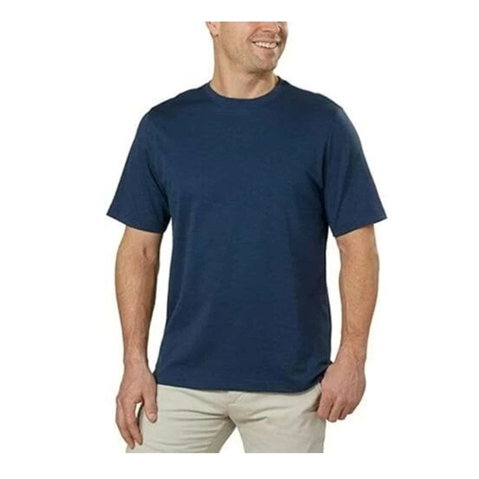 KIRKLAND SIGNATURE Men's Short Sleeve Pima Cotton Slub T-Shirt, Size XL, Na