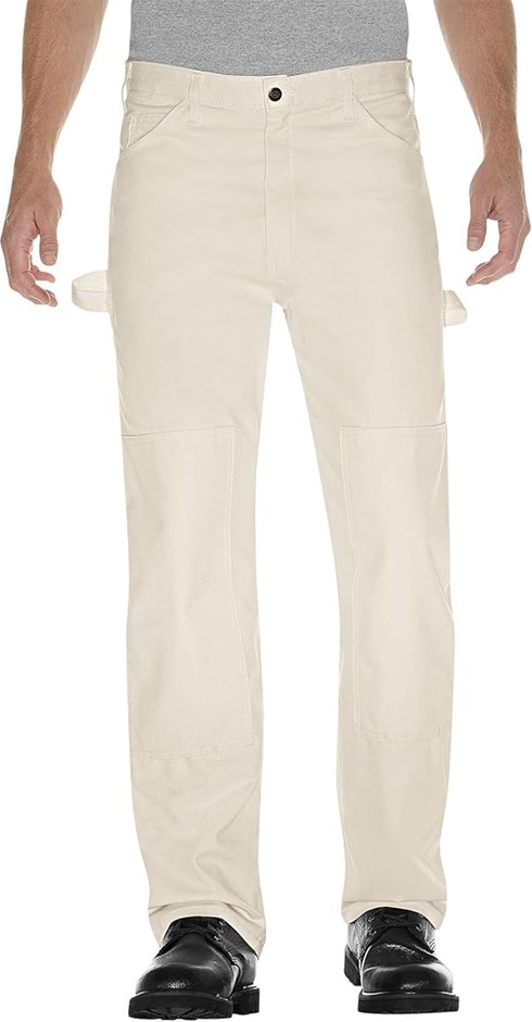 DICKIES Men's Double Knee Painter's Pant, 38W x 32L, Natural, Buyers Note