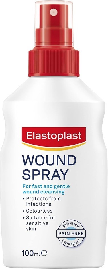 5 x ELASTOPLAST 100ml Antiseptic Wound Healing Wound Spray | For Sensitive