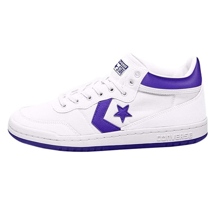 CONVERSE  Unisex Fastbreak 83 Mid Leather Shoes Size: UK10.5 (M), 13 W, Whi