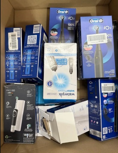 Assorted Box of Electric Toothbrushes and Atatchments/Accessories. NB: Item