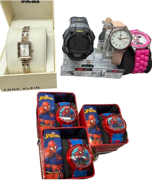 Assorted Adult/Children watches (As pictured). NB: Items may not be in ori