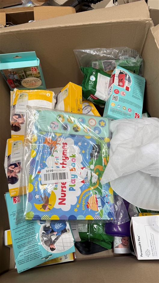 Assorted Box of Baby Items - NB: Items may not be in original packaging and