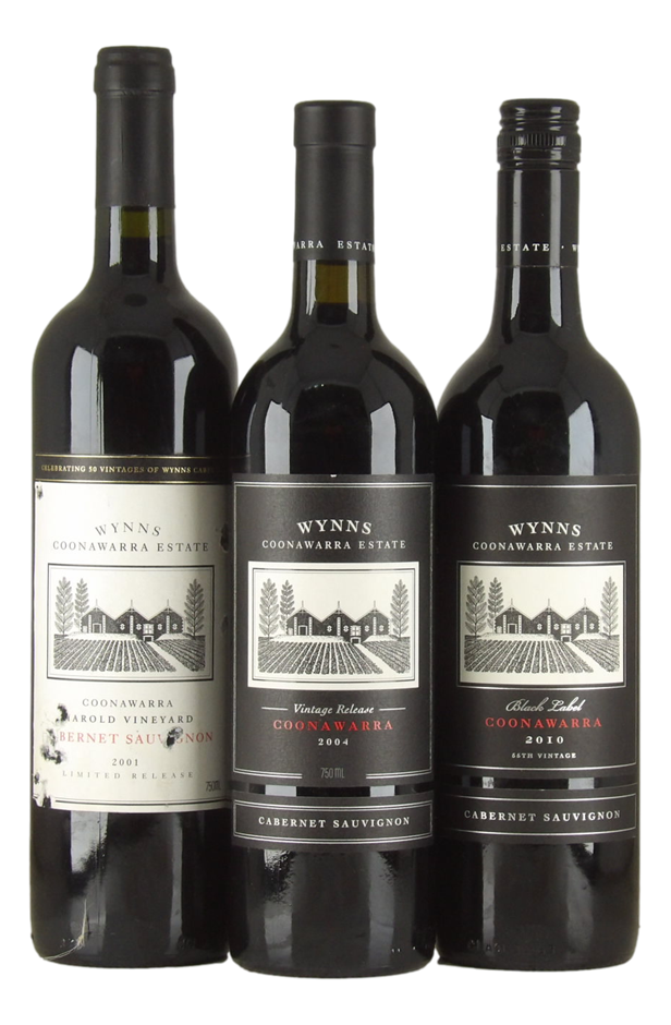 Mixed Wynns Cabernet Sauvignon Pack (3x 750mL) Coonawarra