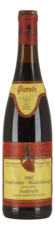 Pieroth Ersekhalom Bischofberger Spatburgunder Ausbruch 1980 (1x 700mL)