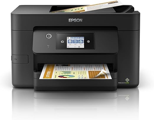 EPSON Workforce Pro WF-3825 Multifunction Printer, Black, C11CJ07502. RRP: