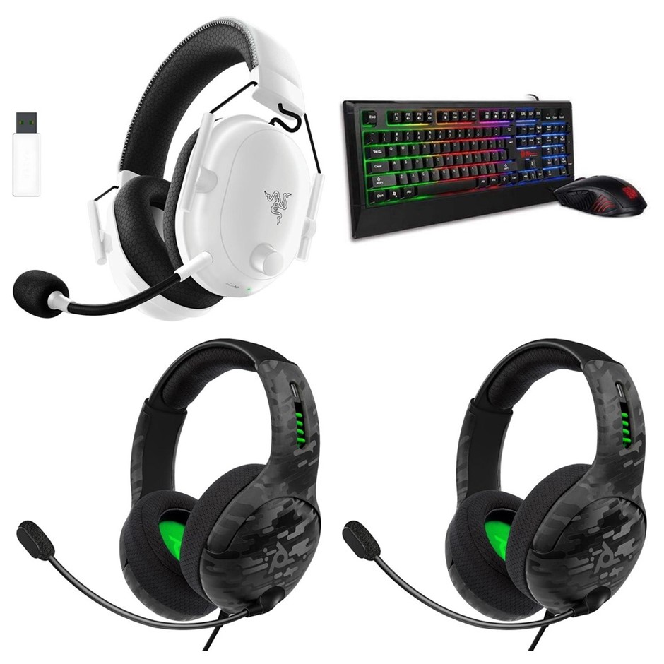 4 x Gaming Accessories. 1 x RAZER BlackShark V2 Pro Wireless Gaming Headset
