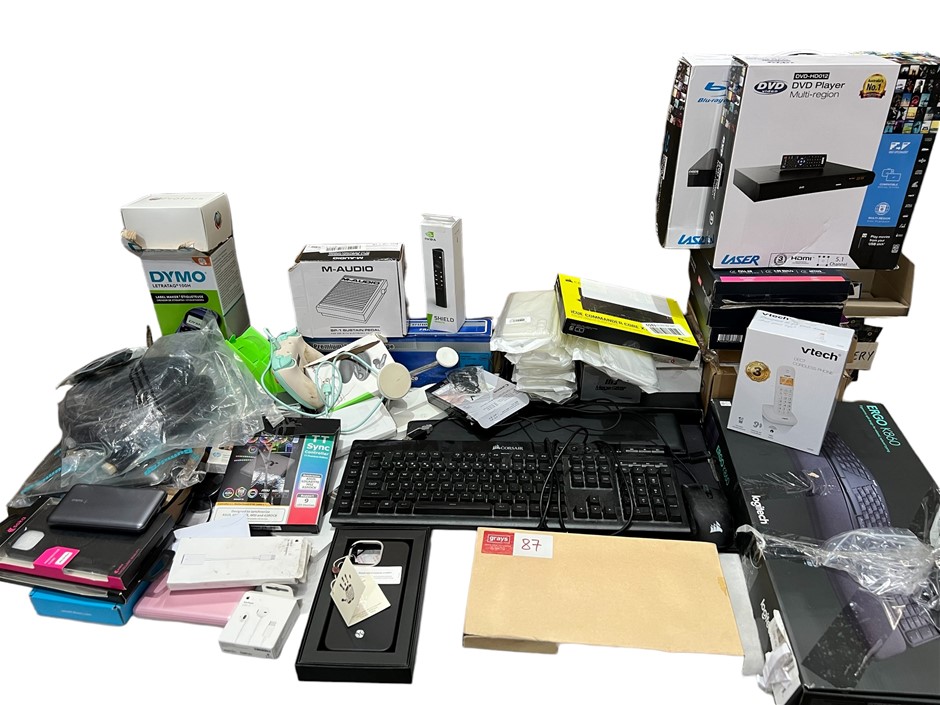 Assorted Electronics & Accessories. (Big Box) NB: Products Are Untested/Con