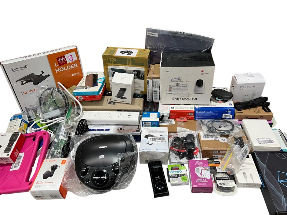 Assorted Electronics & Accessories. (Big Box) NB: Products Are Untested/Con